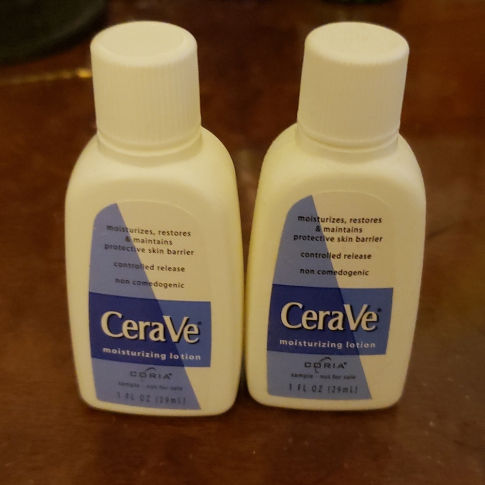 CeraVe Moisturizing Lotion.  2 lotions